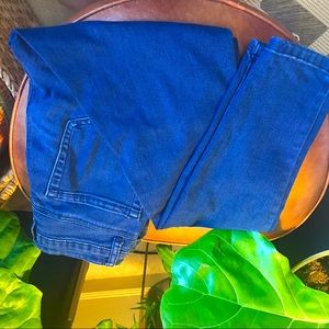 Forever 21 high waisted dark blue 5 pocket pants